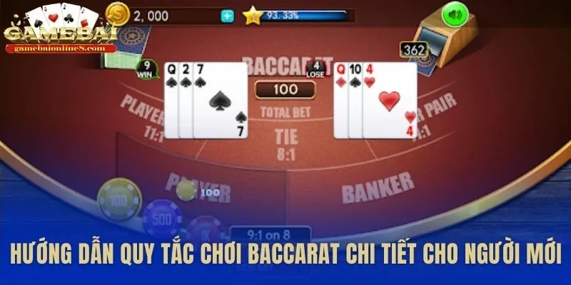Những quy tắc nền tảng quyết định ván đấu baccarat